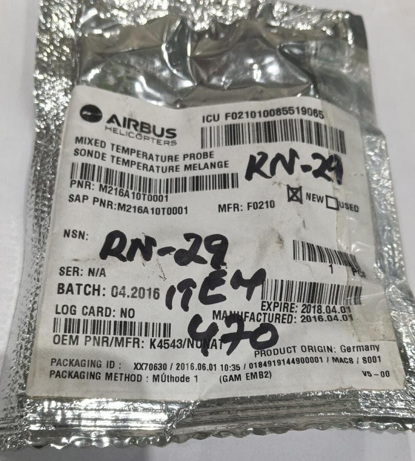M216A10T0001 MIXED TEMPERATURE PROBE