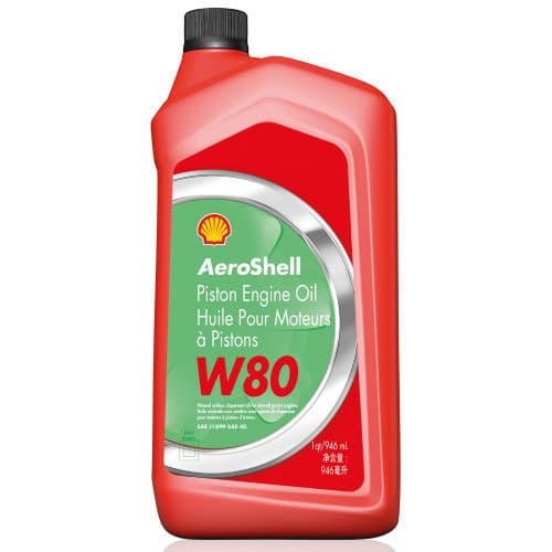 AeroShell Oil W80 Ashless Dispersant Piston Engine Oil