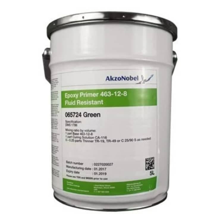 463-12-8 Fluid-Resistant Epoxy Primer, Green