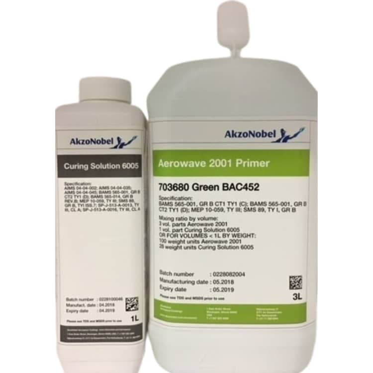 Aerowave 2001 Epoxy Primer Kit with Hardener 6005, Green