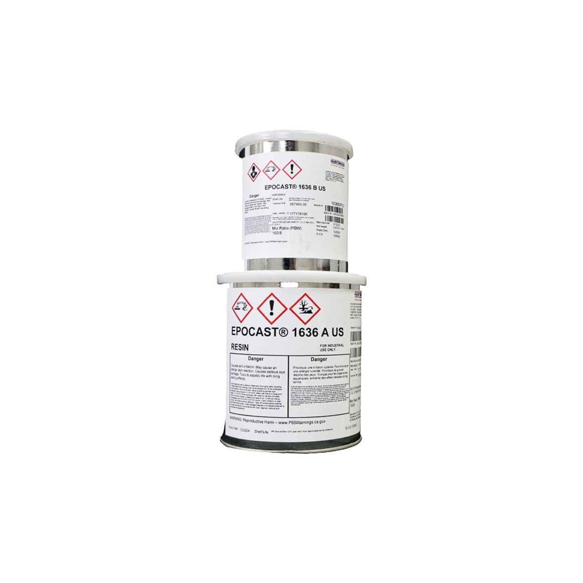 Epocast 1636 A/B Aluminium-Filled Epoxy Syntactic